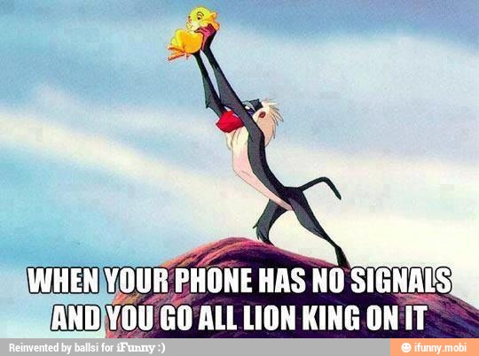 UR SIGNALS
ANDYOU I (GO ALL LION KING
ONT.