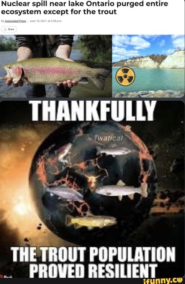 Nuclear spill near lake Ontario purged entire ecosystem except for the