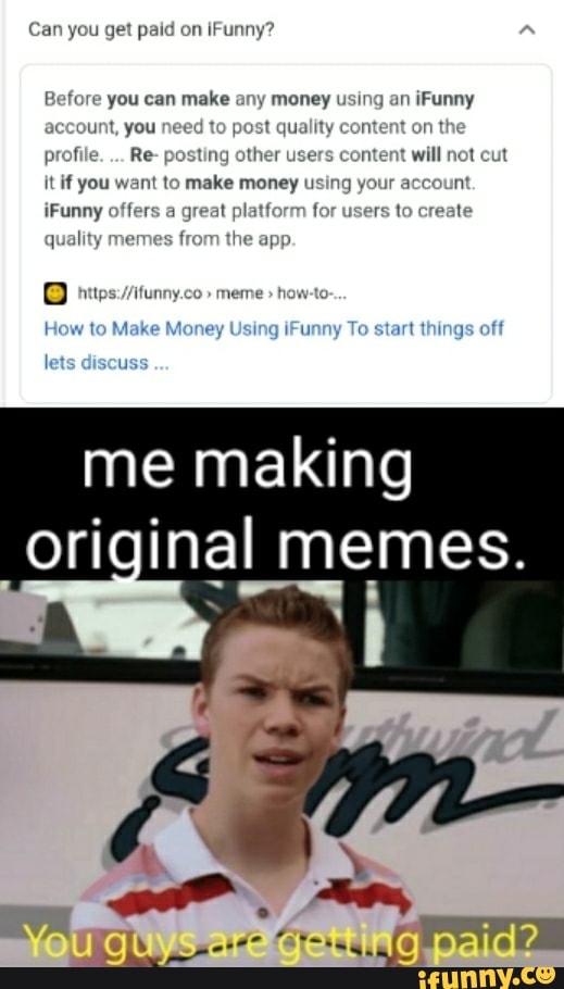 How To Make Money Making Memes