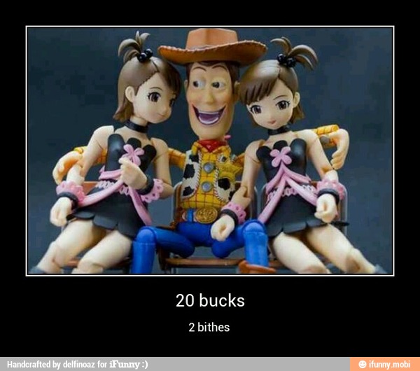 20 bucks
2 bithes