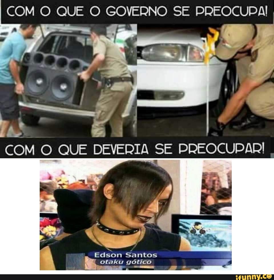 COM O QUE O GOVERNO SE PREOCUPA!