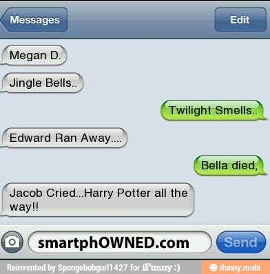 I said
[ESTE
I Jacob Cried...Harry Potter all the
smartphOWNED.com
