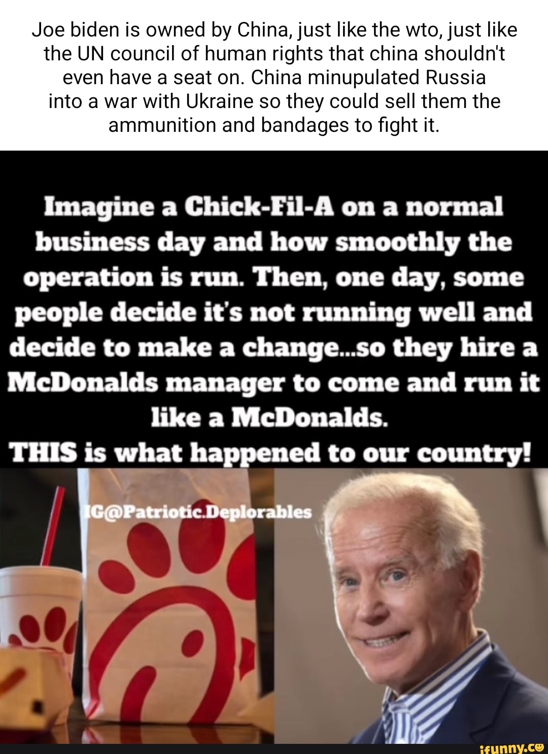 Joe Biden Is Owned By China Just Like The Wto Just Like The UN 