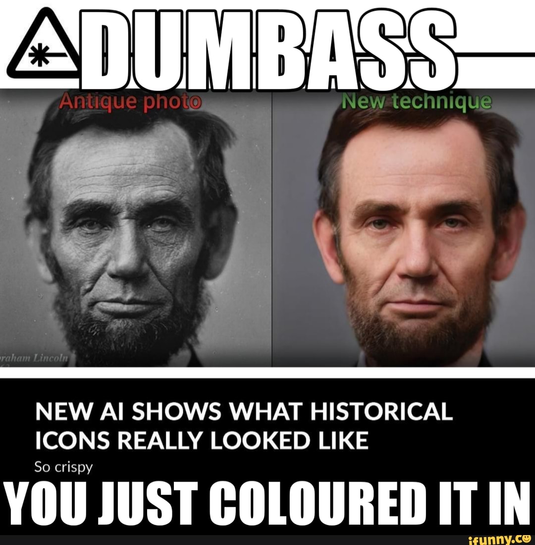 "New NEW Al SHOWS WHAT HISTORICAL ICONS REALLY LOOKED LIKE Crisp VOU ...