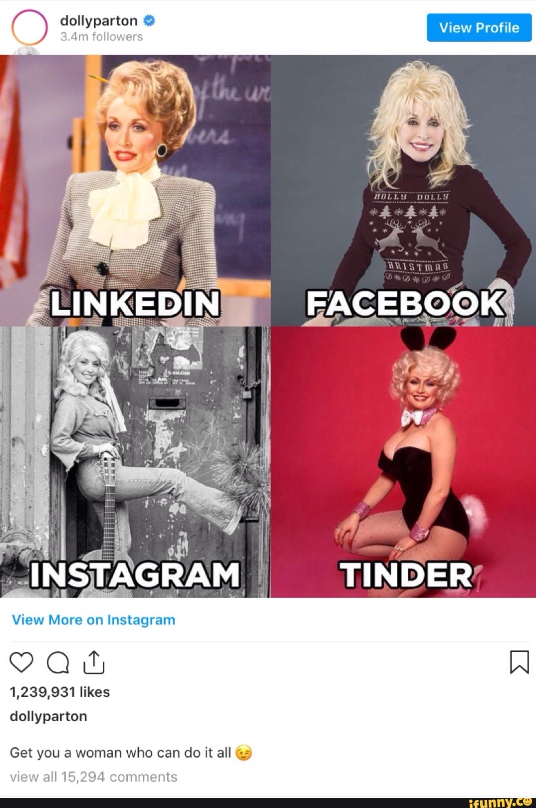 Instagram linkedin facebook tinder AI with