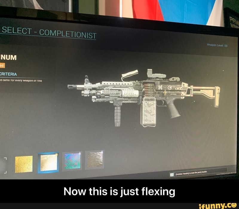 Now this is just flexing - Now this is just flexing