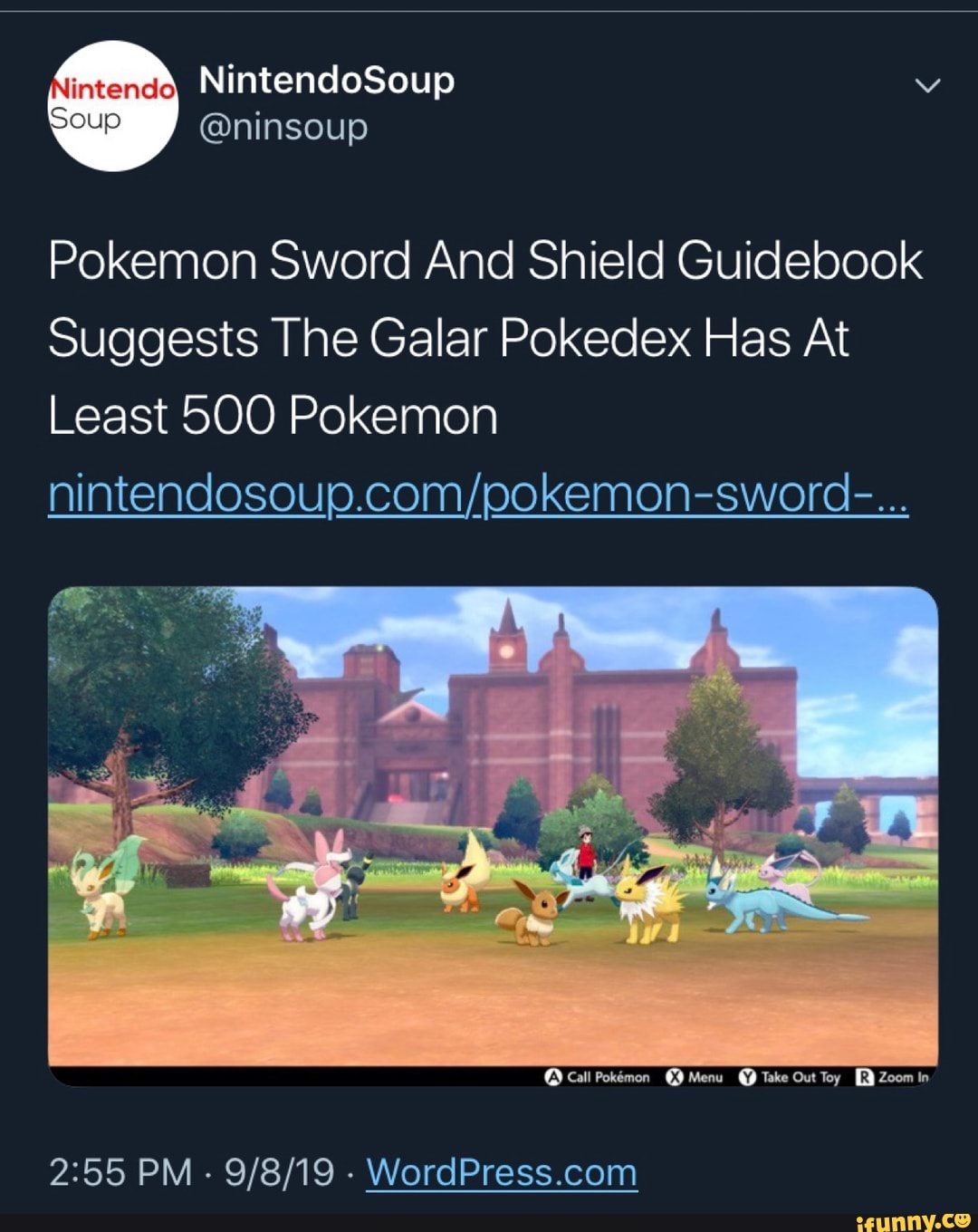 Pokemon Sword And Shield Guidebook Suggests The Galar Pokedex Has At Ifunny