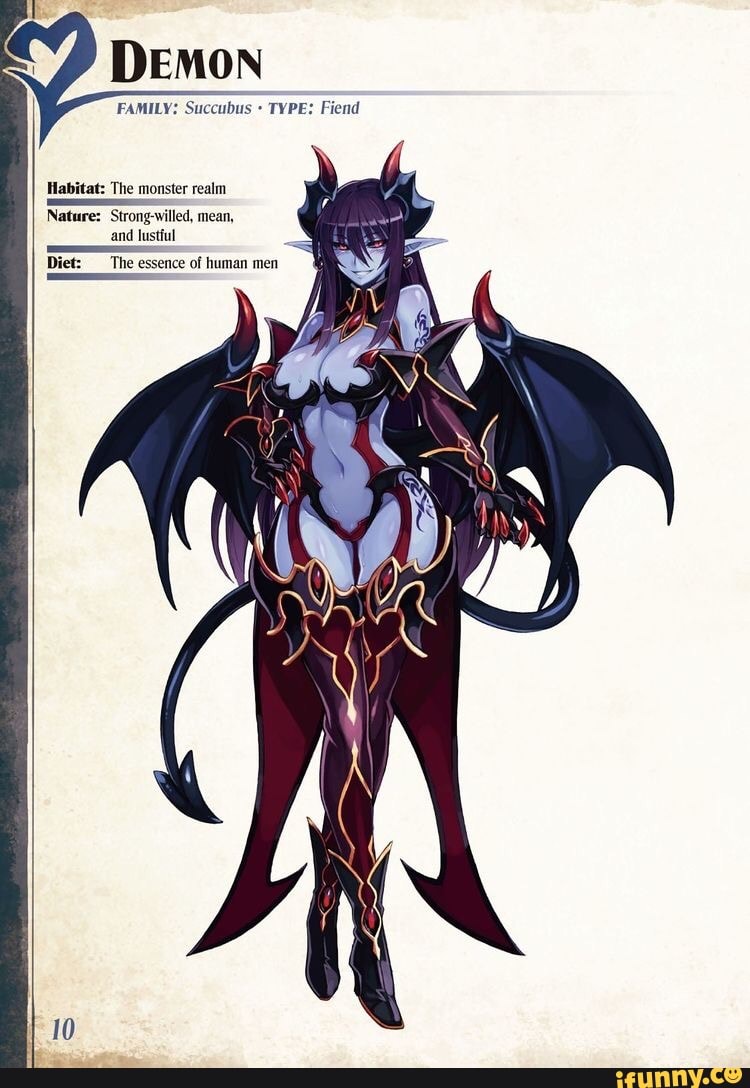 demon-family-succubus-type-fiend-habitat-the-monster-realm-nature