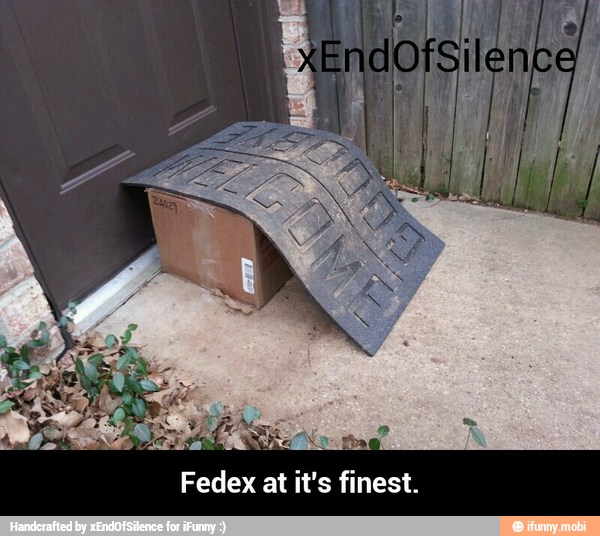 Fedex at it's finest.