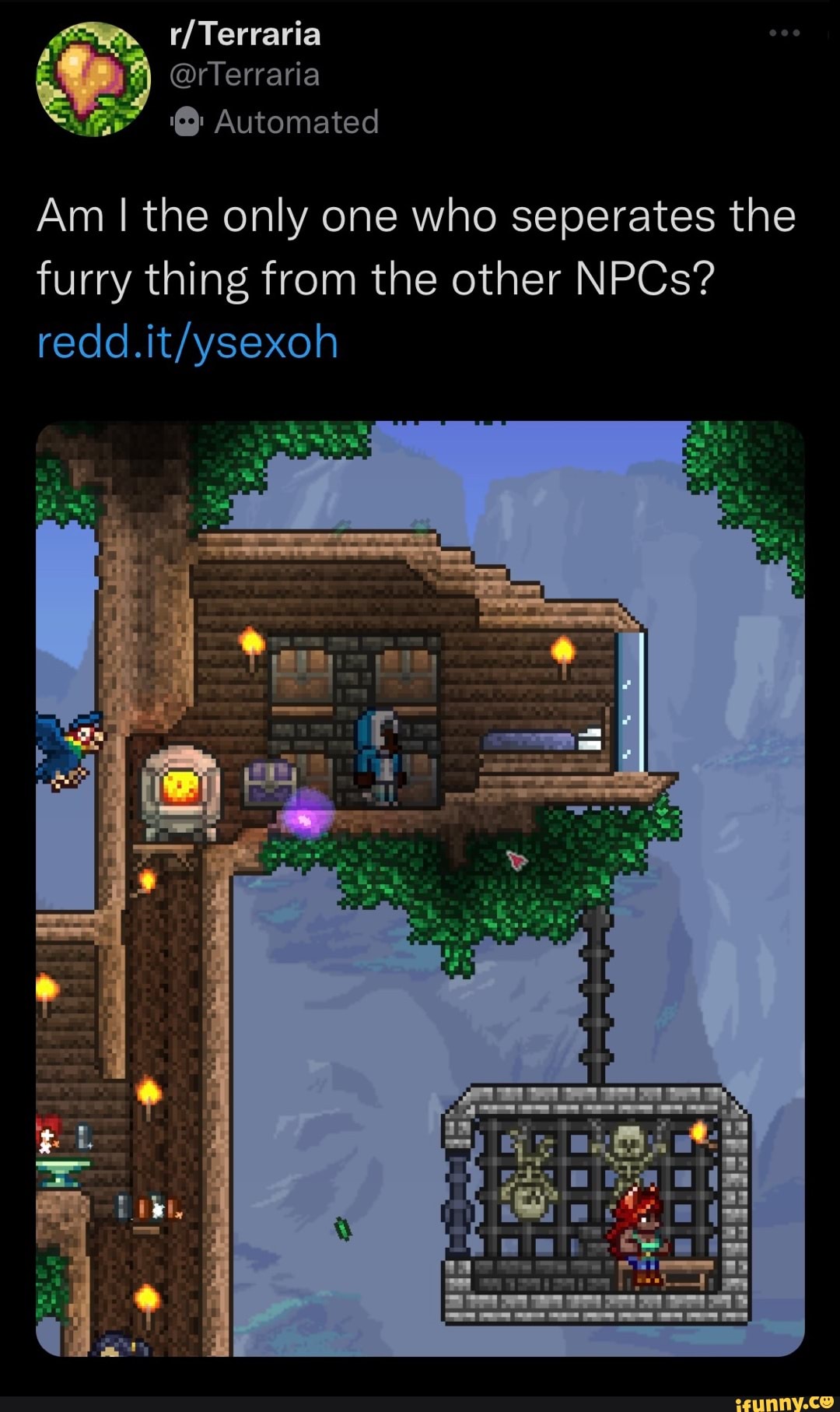 R/ Terraria @rTerraria Automated Am I the only one who seperates the ...