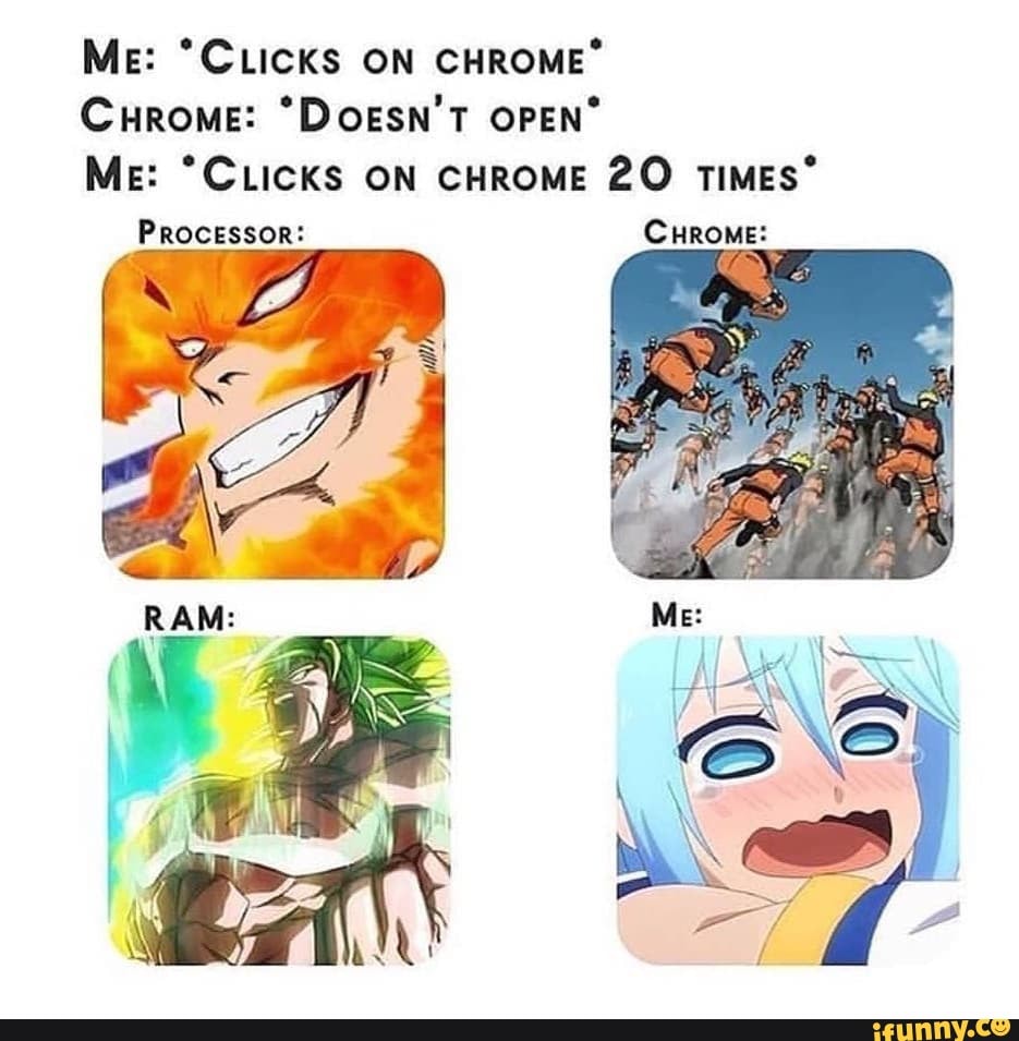 ME: ON Curome: "DoESN'T ME: ON CHROME CHROME:
Processor: