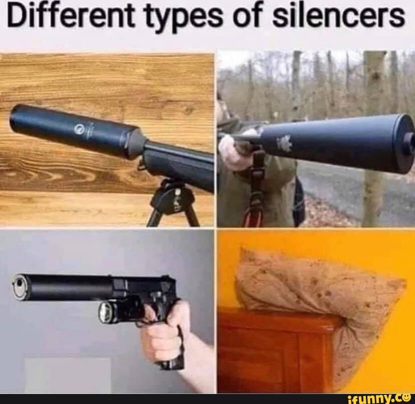 Silencer memes. Best Collection of funny Silencer pictures on