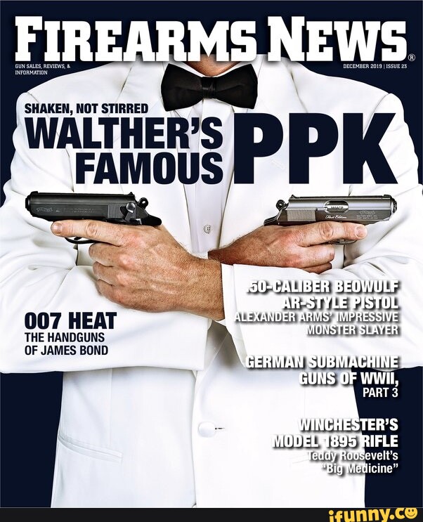 SHAKEN, NOT STIRRED WALTHER'S FAMOUS 007 HEAT PK MONSTER RIFLE "Big THE
