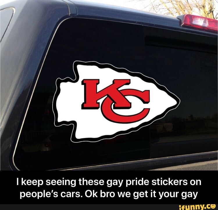 sure seen a lot of tehse gay pride stickers cowboys cars