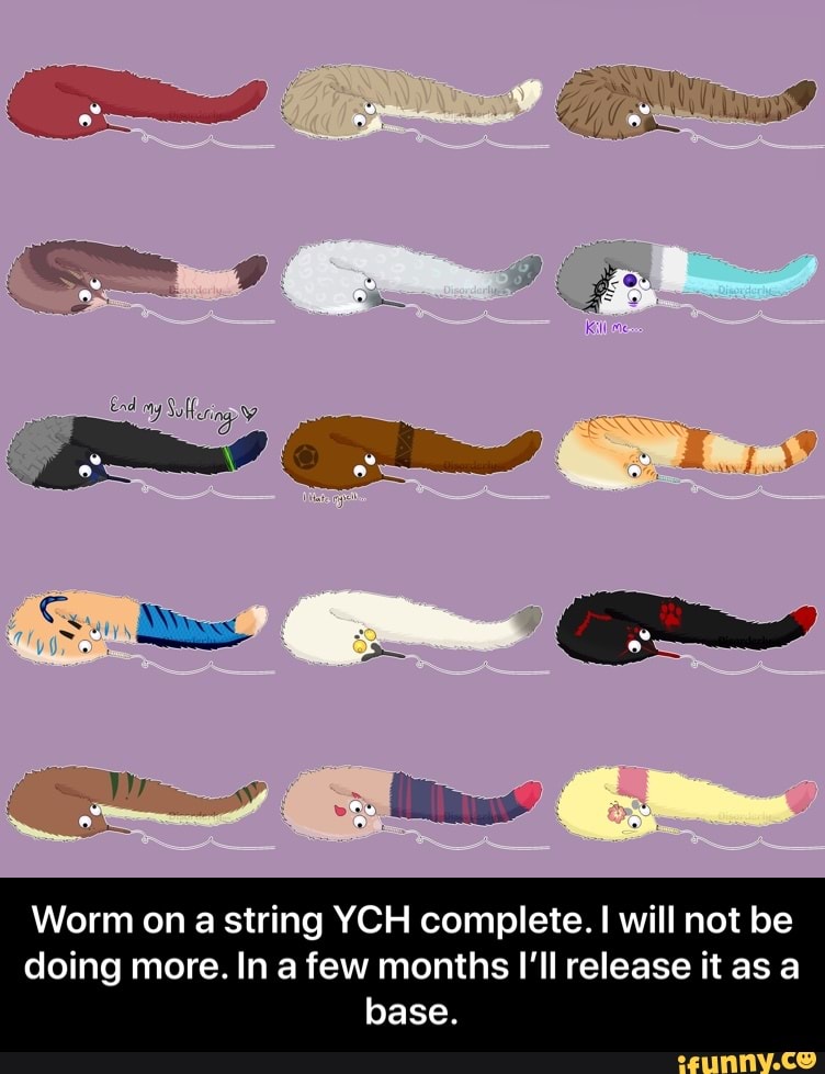 Worm on a string YCH complete. 