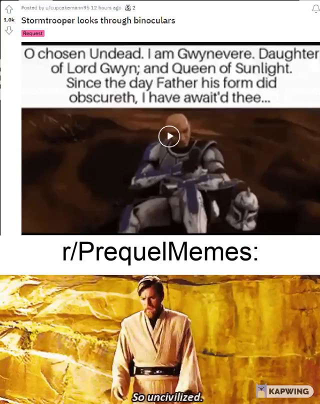 Like father, like daughter : r/PrequelMemes