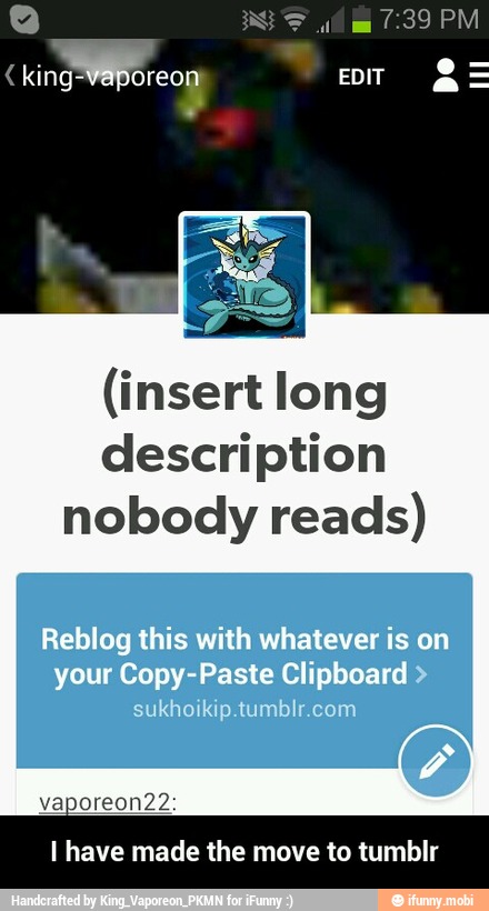 (insert long
description
nobody reads)
I have made the move to tumblr - I have made the move to tumblr