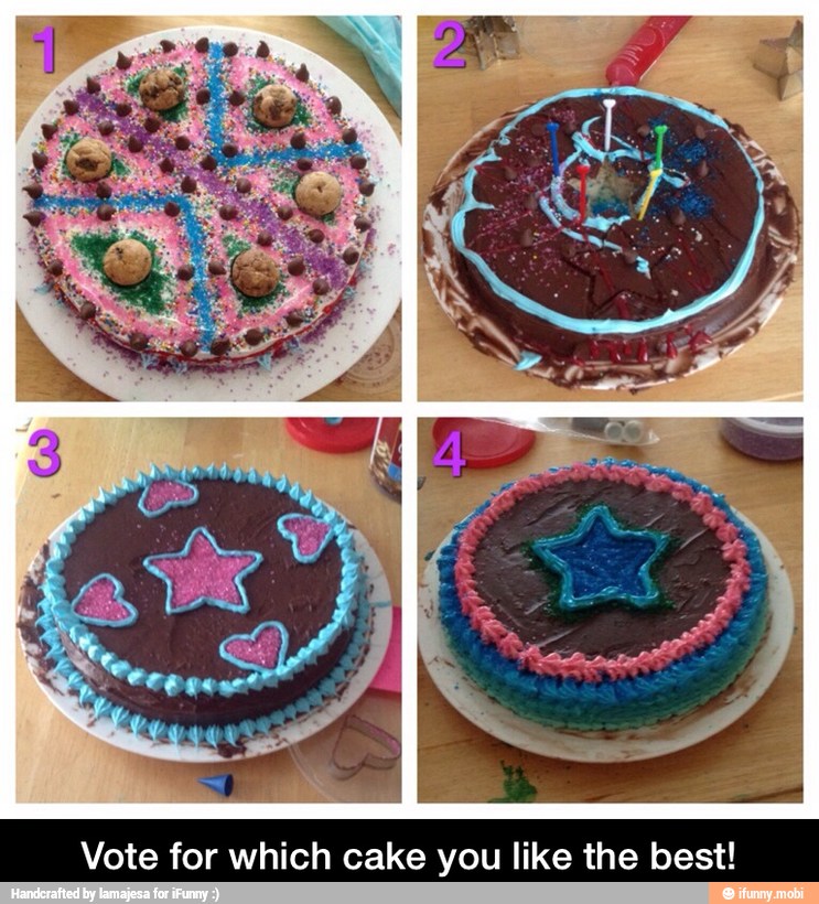 Vote for which cake you like the best! - Vote for which cake you like the best!