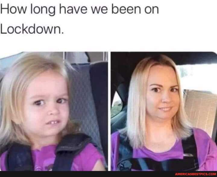 How long have we been on
Lockdown.