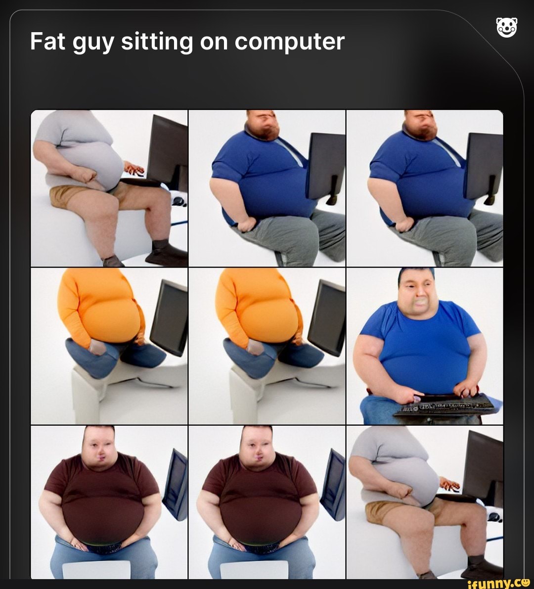 fat computer guy meme