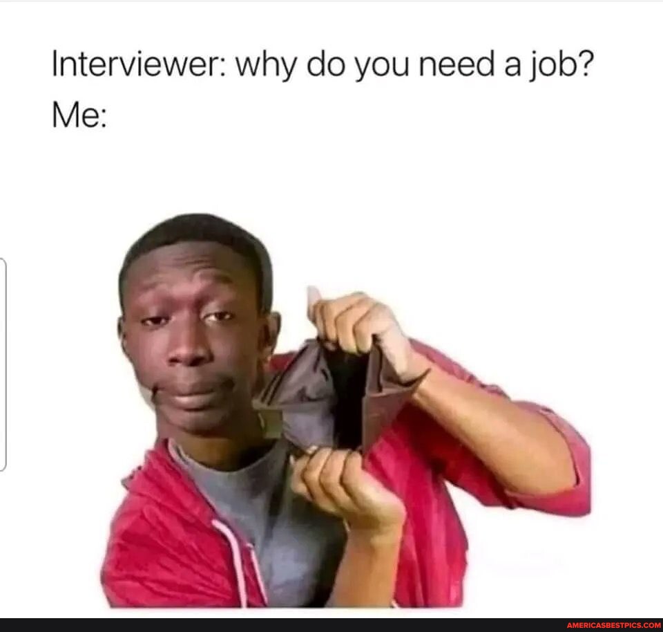 😅😅. Follow for more hilarious memes - Interviewer: why do you need a ...