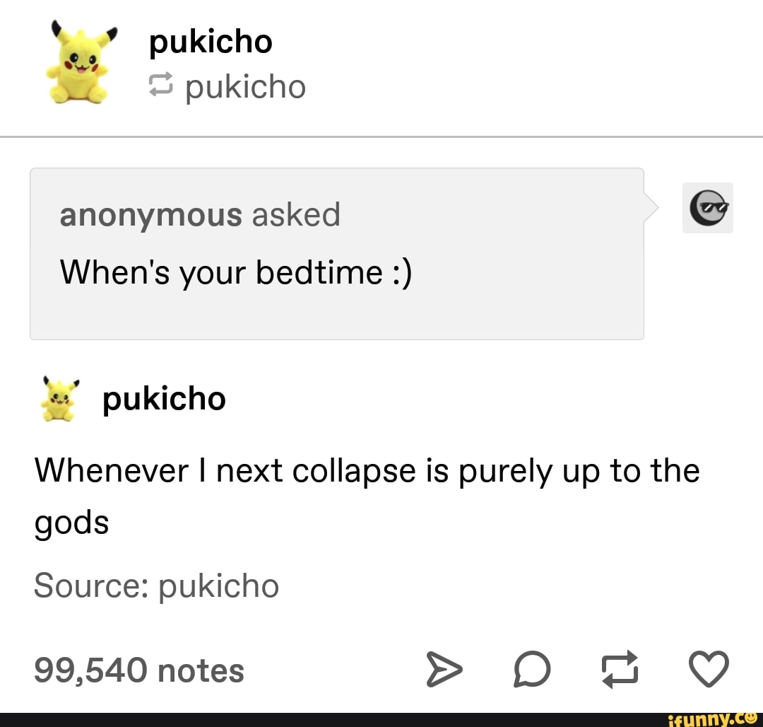 pukicho i pukicho anonymous asked © When's your bedtime :) v «5 pukicho ...