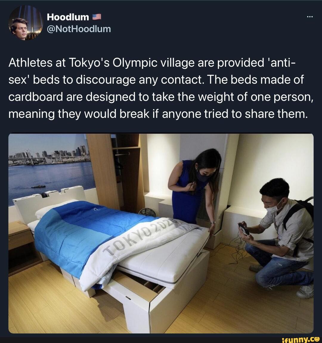 Hoodlum Athletes at Tokyo's Olympic village are provided 'anti sex