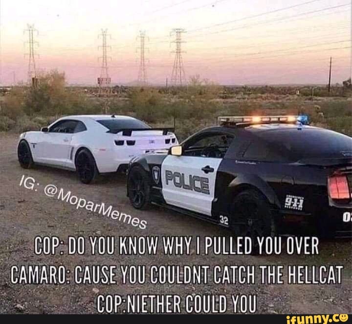 COP DU YOU KNOW WHY/ PULLED YOU OVER CARARE: CAUSE YOU COULDNT CATCH ...