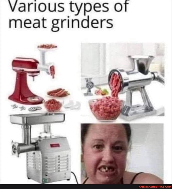 Various types of meat grinders America’s best pics and videos