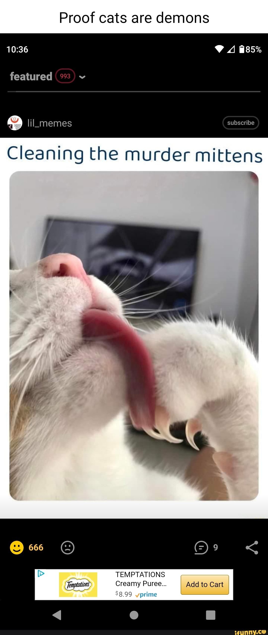 Proof Cats Are Demons Featured 93 2 Lil Memes Subscribe Cleaning The proof-cats-are-demons-featured-93-2-lil-memes-subscribe-cleaning-the