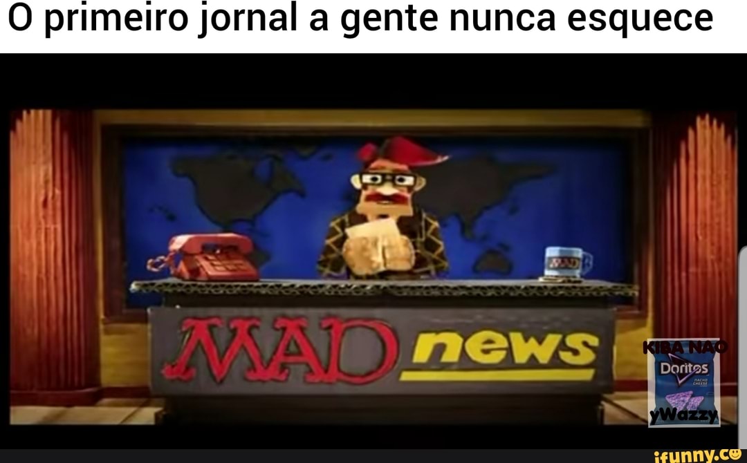 O primeiro jornal a gente nunca esquece