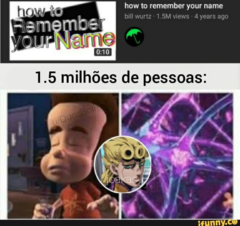 how to remember your name
bill wurtz views 4 years ag