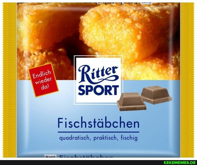 Fischstäbchen
quadratisch, praktisch, fischig