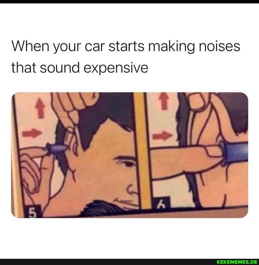 When your car starts making noises that sound expensive