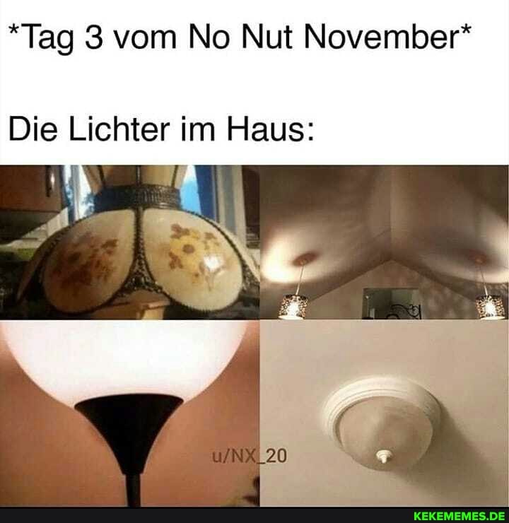 *Tag 3 vom No Nut November*
Die Lichter im Haus:
