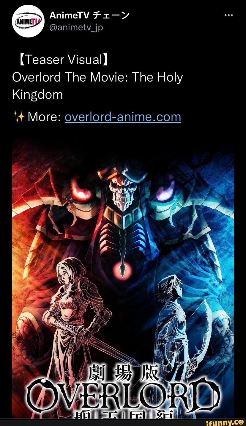Overlord Holy Kingdom Arc Anime Film Unveils 1st Teaser Visual