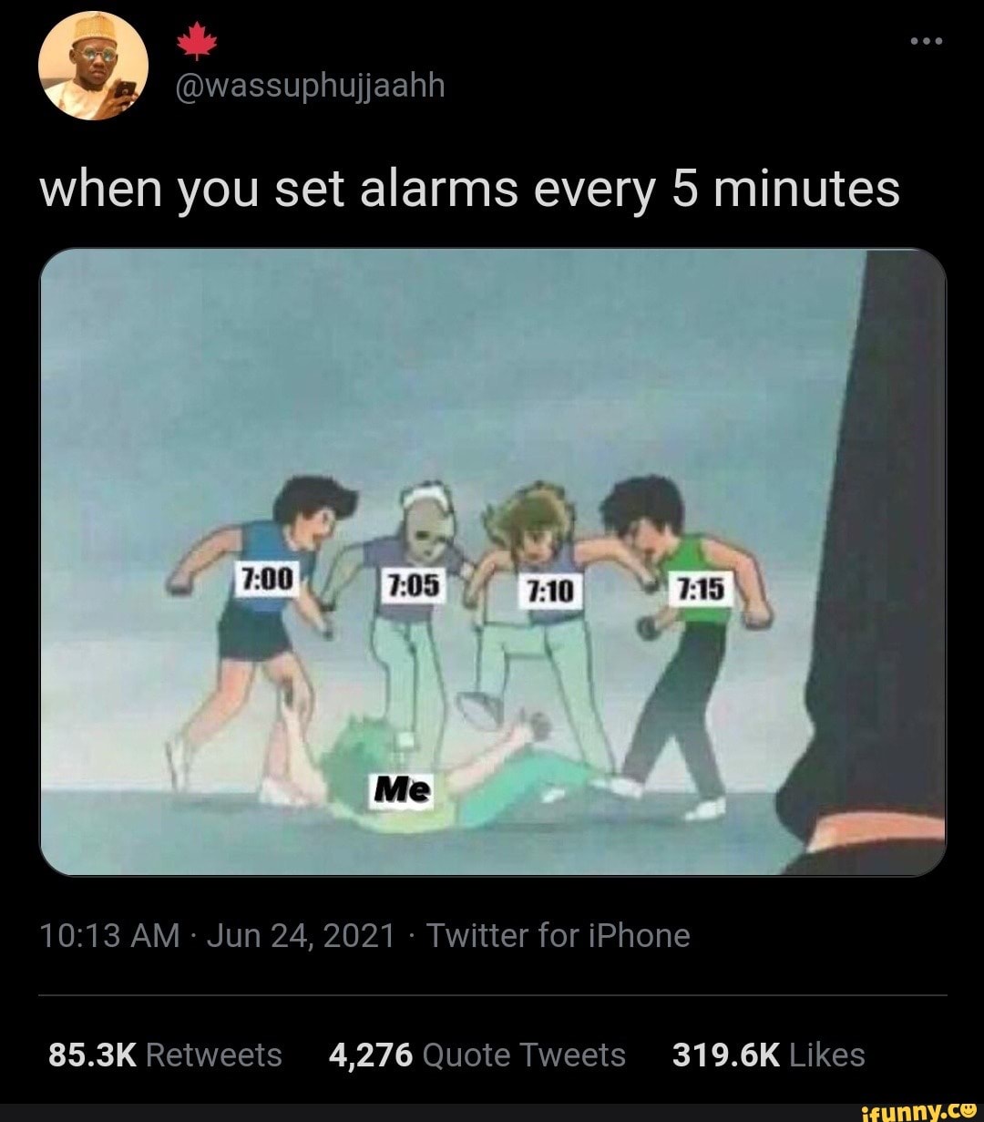 alarm for 2 minutes