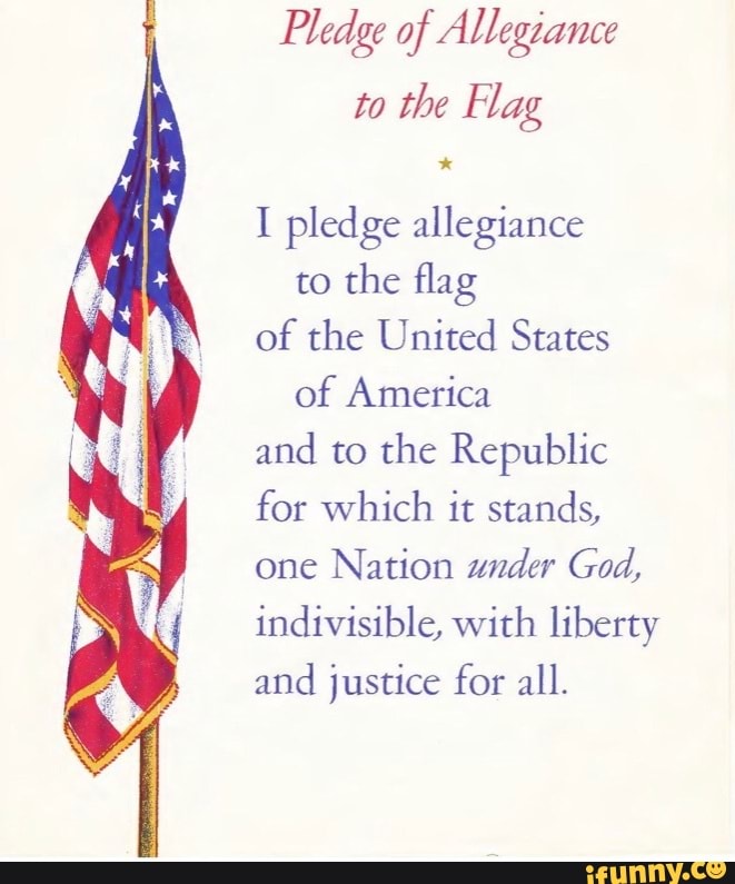 Pledge of Allegeance to the Flag I pledge allegiance to the flag of the ...