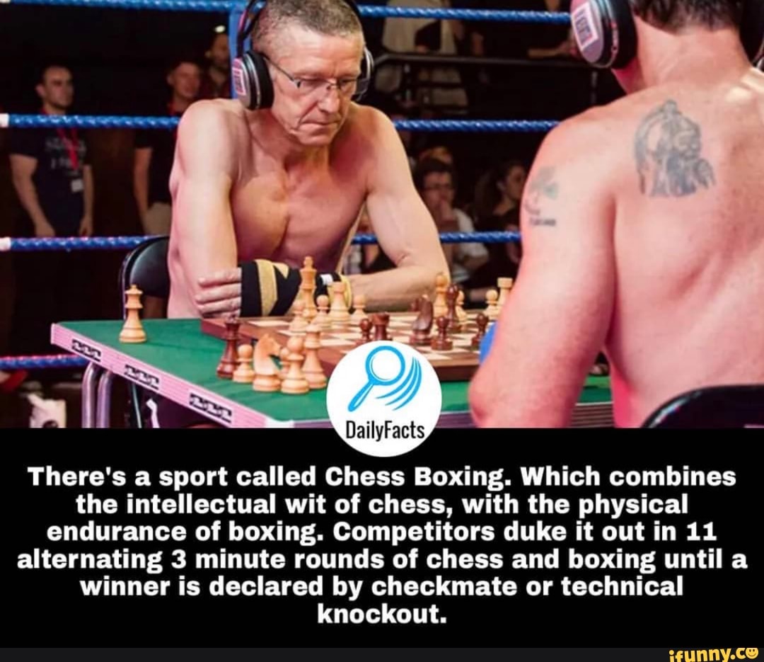 Allympia - Chess boxing is a hybrid sport that combines chess with