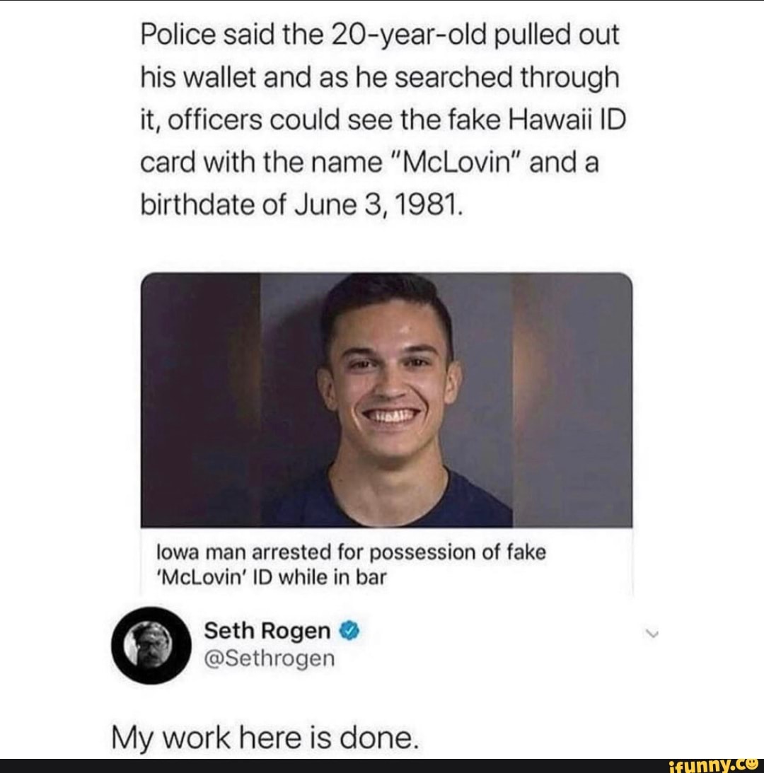 Police said the 20-year-old pulled out his wallet and as he searched ...