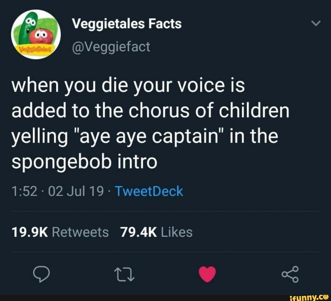 I'd rather die standing than live kneeling veggietales