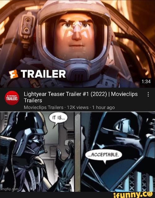 TRAILER Lightyear Teaser Trailer #1 (2022) I Ip Trailers Movieclips ...