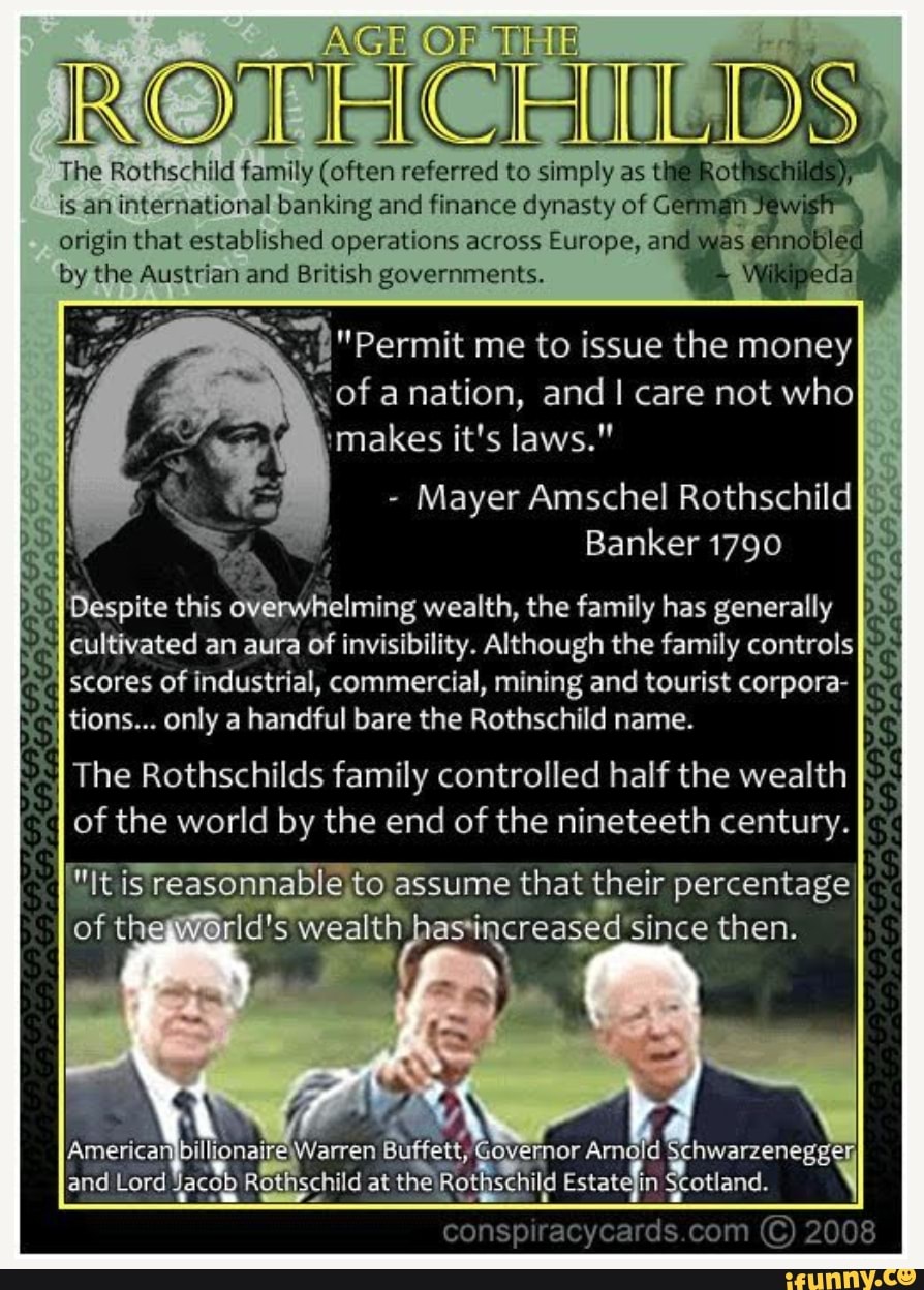 ROT OB The Rothschild family (often referred to simply as th is an