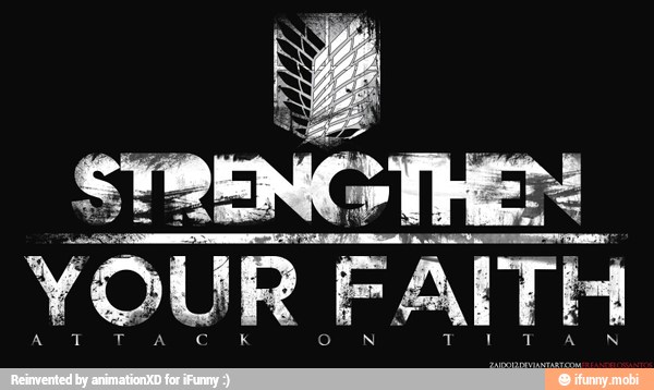 STRENGTHEN.
YOUR F. FAITH