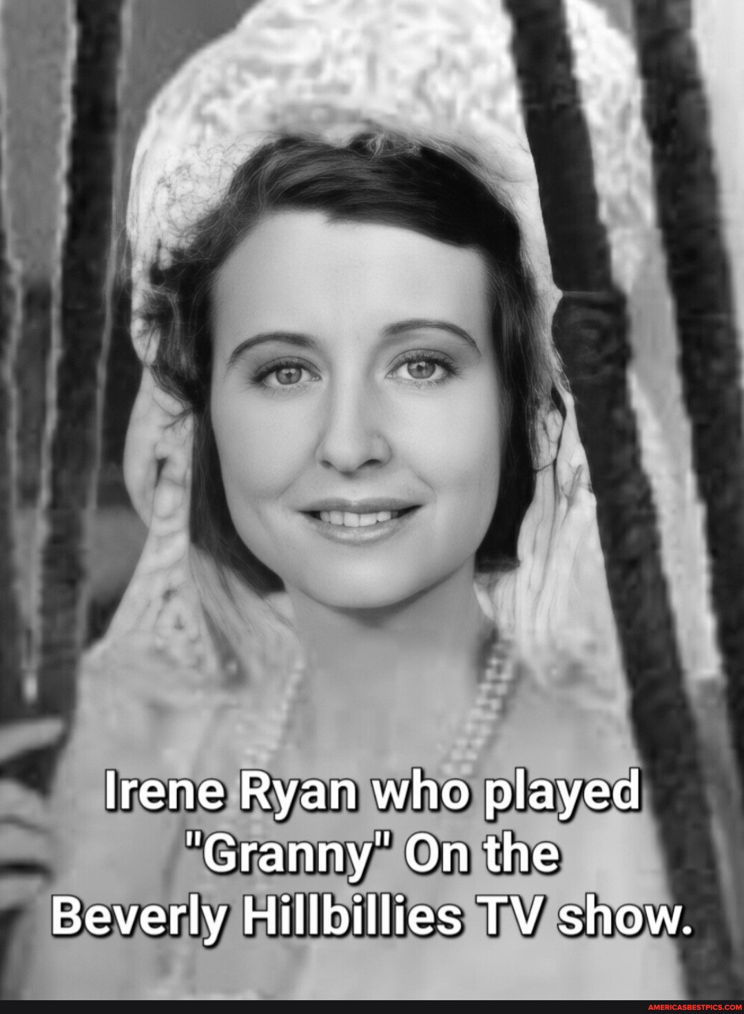 Lrene Ryan who played "Granny' On the Beverly Hillbillies TV show