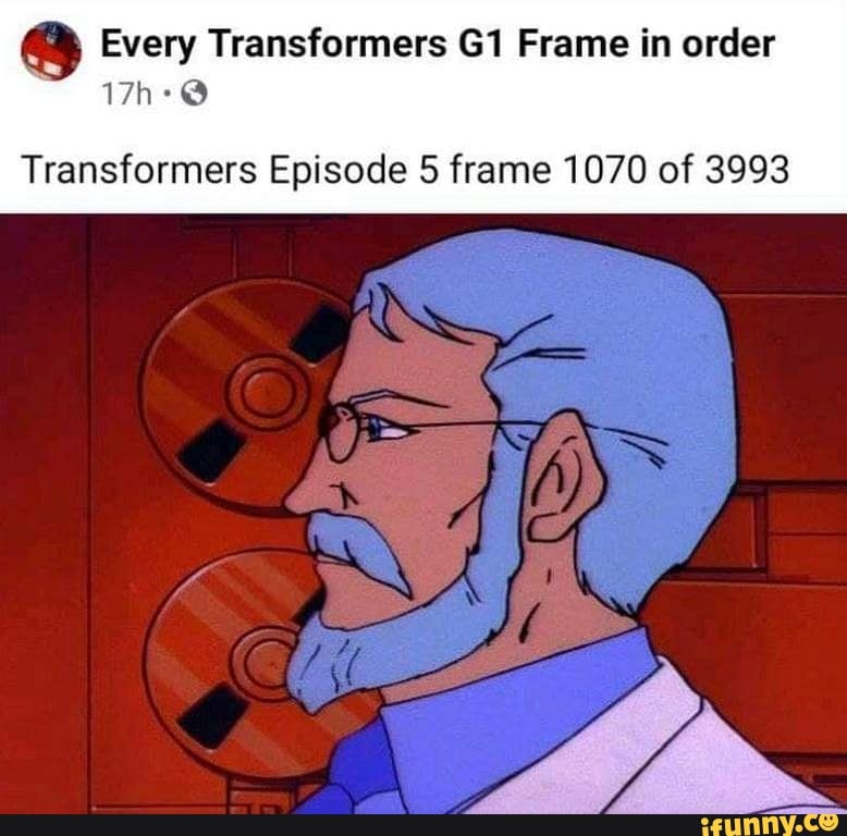 Every Transformers Frame in order Transformers Episode 5 frame 1070 of