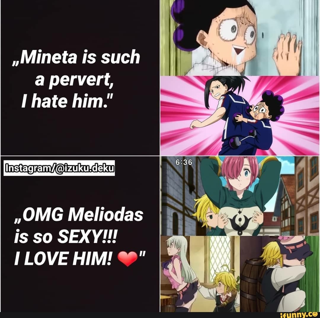 Mineta being a pervert
