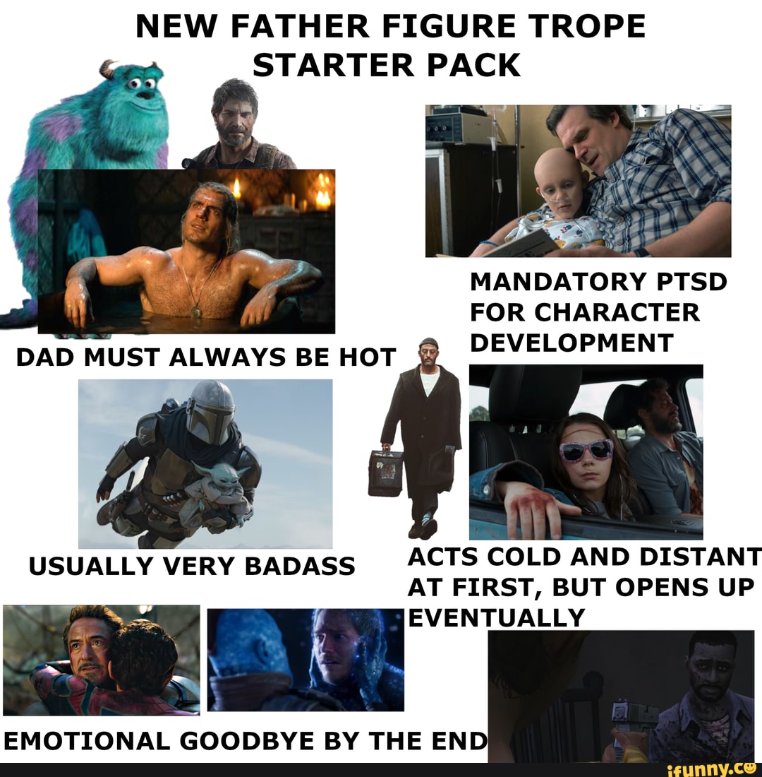 NEW FATHER FIGURE TROPE STARTER PACK MANDATORY PTSD FOR CHARACTER ...