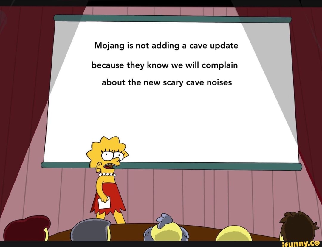 mojang is not adding a cave update