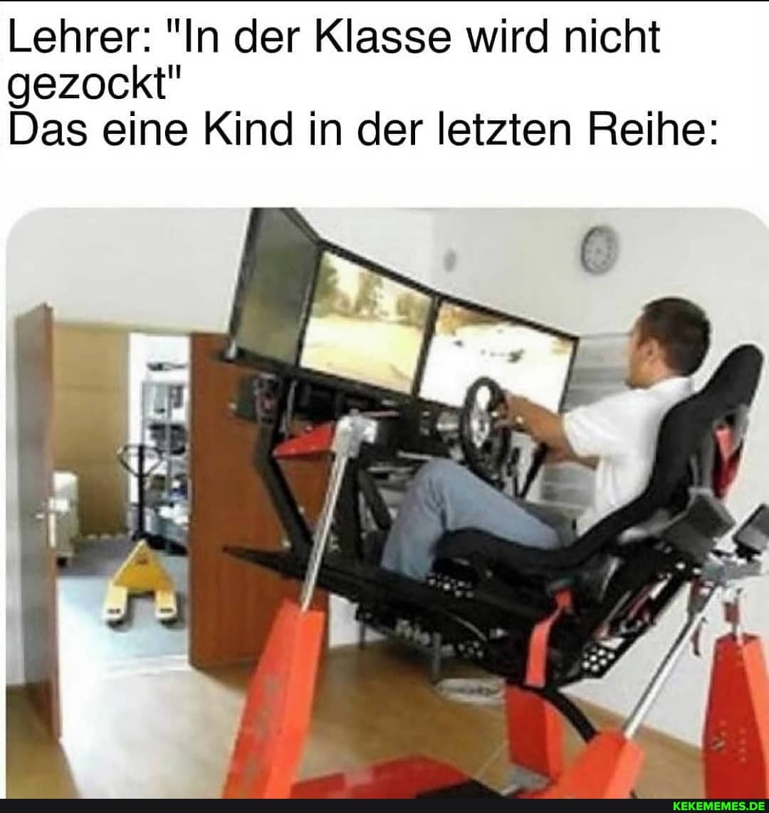 Lehrer: "In der Klasse wird nicht gezockt"
Das eine Kind in der letzten Reihe:
ff